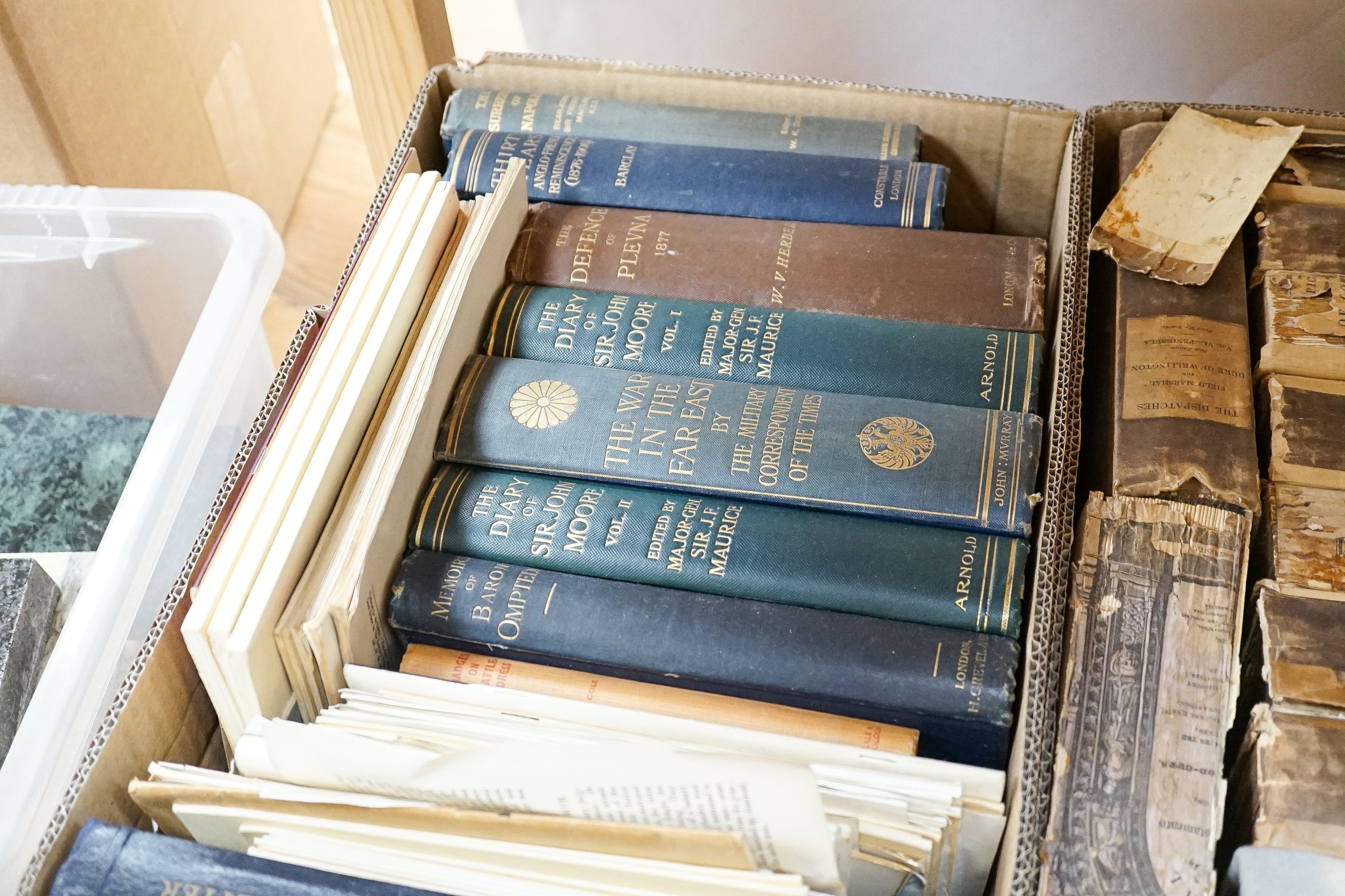 Parish W D (editor) Domesday book in relation to the county of Sussex, folio, cloth, H Wolf, Lewes, 1886 and 6 books, various books, including military history